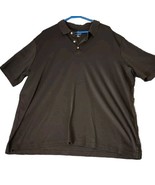 Lands End  Mens Sz XXL Traditional Fit Chocolate Brown Polo Shirt Pima C... - $27.34 CAD