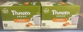 Panera bread Caramel Flavor Coffee Pods. 10 Count Per Box. Lot Of 2. - $59.37