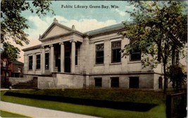 Green Bay Wisconsin Public Library Postcard X6 - £4.65 GBP