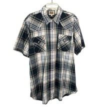 Vintage Ely Cattleman Short Sleeve Pearl Snap Shirt Tall XL - $21.82 CAD