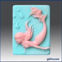 egbhouse, Silicone Ocean topic Soap Mold, soap mold, silicone– Mermaid Ginetta - $24.75