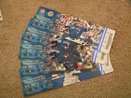 MLB 2014 Toronto Blue Jays Full Unused Ticket Stubs $3.99 Each! - £3.17 GBP