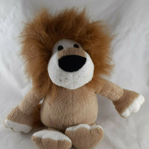 Animal Adventure Plush Lion Whimsical 12 inches Beanie seat Cuddly - $14.84