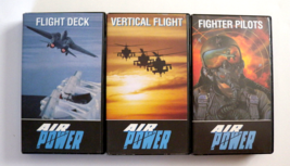 Air Power Time Life Videos Flight Deck/Vertical Flight/ Fighter Pilots -... - £11.66 GBP