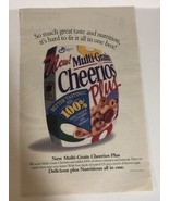 1997 Cheerios Plus Vintage Print Ad General Mills pa22 - £4.64 GBP