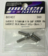MUGEN SEIKI RACING B0743T SJG 3X12 Titanium F/H Cap Screw (4 pcs) RC Par... - $3.99