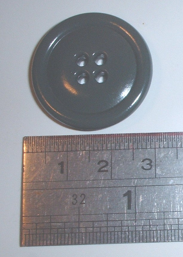 Primary image for US Air Force windflap button and "backing button" for N-3B/N3-B/N3B parka; sage 