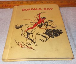 Juvenile Reader Book Buffalo Boy by Edna Chandler HC 1957 Native American Indian - £7.95 GBP