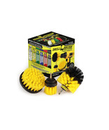 Yellow Medium Stiffness Drillbrush Kit - Yellow Original Brush, Yellow 4... - $20.56 CAD