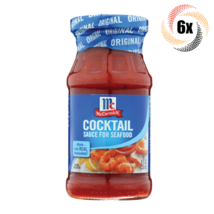 6x Jars McCormick Original Cocktail Seafood Sauce | 8oz | Real Horseradish - £25.60 GBP