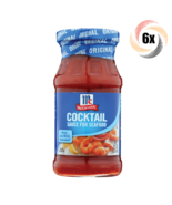 6x Jars McCormick Original Cocktail Seafood Sauce | 8oz | Real Horseradish - $32.59