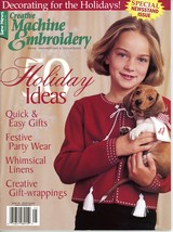 Creative Machine Embroidery 2002 Christmas Gifts Tree Skirt Linens Plush... - $5.00