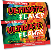 Magical Ultimate Flames Create Colorful &amp; Vibrant Flames for Fire Pit 12 Pack - £20.85 GBP