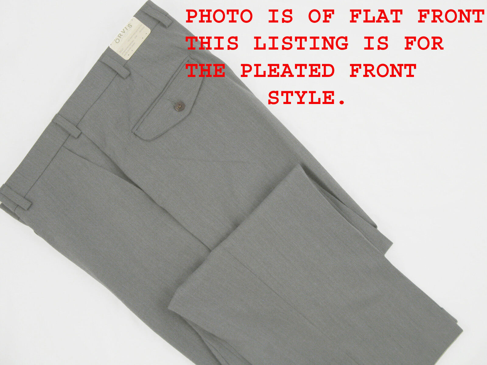 Primary image for NEW $139 Orvis Most Comfortable Chinos Pants!  46 x 27  Gray  Lightweight  Cuffs