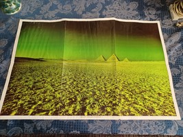 Pink Floyd Dark Side Of The Moon Original Green Pyramids Insert Poster 2... - $461.41 MXN
