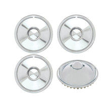 16&quot; Metal Chrome Sombrero w/ Bullet Center Hub Cap Wheel Trim Covers Set of 4 - $252.95