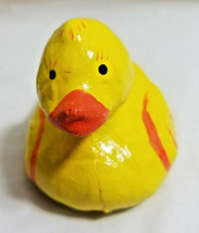 Cement Duckie Duck Sculpture by Bren Indoors/Outside Garden Art Yellow S... - £20.53 GBP