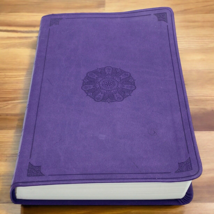 Holy Bible ESV English Standard Version  Crossway Embossed Purple - £9.37 GBP
