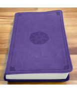 Holy Bible ESV English Standard Version  Crossway Embossed Purple - £9.34 GBP