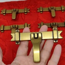 5X Vintage 1977 Amerock Country Manor Burnished Brass Drawer Pull 749 - $16.98