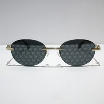 Palm Angels PERI10H 7607 Sunglasses Oval Rimless Gold Laser-Etch Monogra... - $398.04 CAD