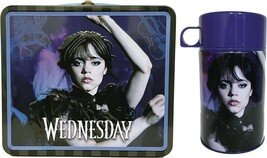 Netflix TV - WEDNESDAY Retro Style Metal Lunch Box &amp; Beverage Container - $28.66