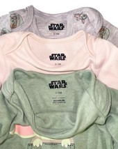 Star Wars Baby Yoda Bodysuits Lot 0-3M Grogu The Mandalorian image 5