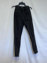 Cotton On Black Distressed Straight Jeans Size 2 NWOT - $15.39