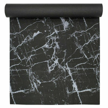 Oak and Reed Black Marbleous Yoga Mat 68 in x 24 in x 4 mm - £22.14 GBP