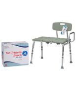 Dynarex 10326 Aluminum Frame Tub Transfer Bench with Comfortable Molded ... - $128.92 CAD