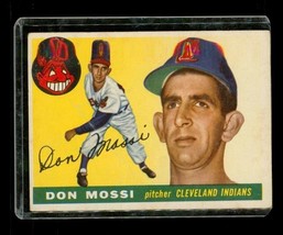 1955 Topps #85 Don Mossi Cleveland Indians WB Vintage Baseball Card - $4.94