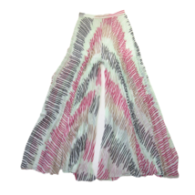 NWT Alice + Olivia Sheer Pleated Wide Leg in Stripe Skirted Palazzo Pants 2 - £78.45 GBP