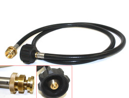 4Ft Qcc Propane Adapter Hose Connect 1Lb Lp Refill Tank 4 Bbq Grill Camp Stoves - £28.76 GBP