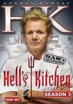 Hell&#39;s Kitchen Season 3 Raw &amp; Uncensored - Video Region 1 Digital Versatile Disc - £6.61 GBP