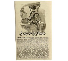 Syrup Of Figs Digestive Medicine 1894 Advertisement Victorian Laxative 8 ADBN1z - £11.84 GBP