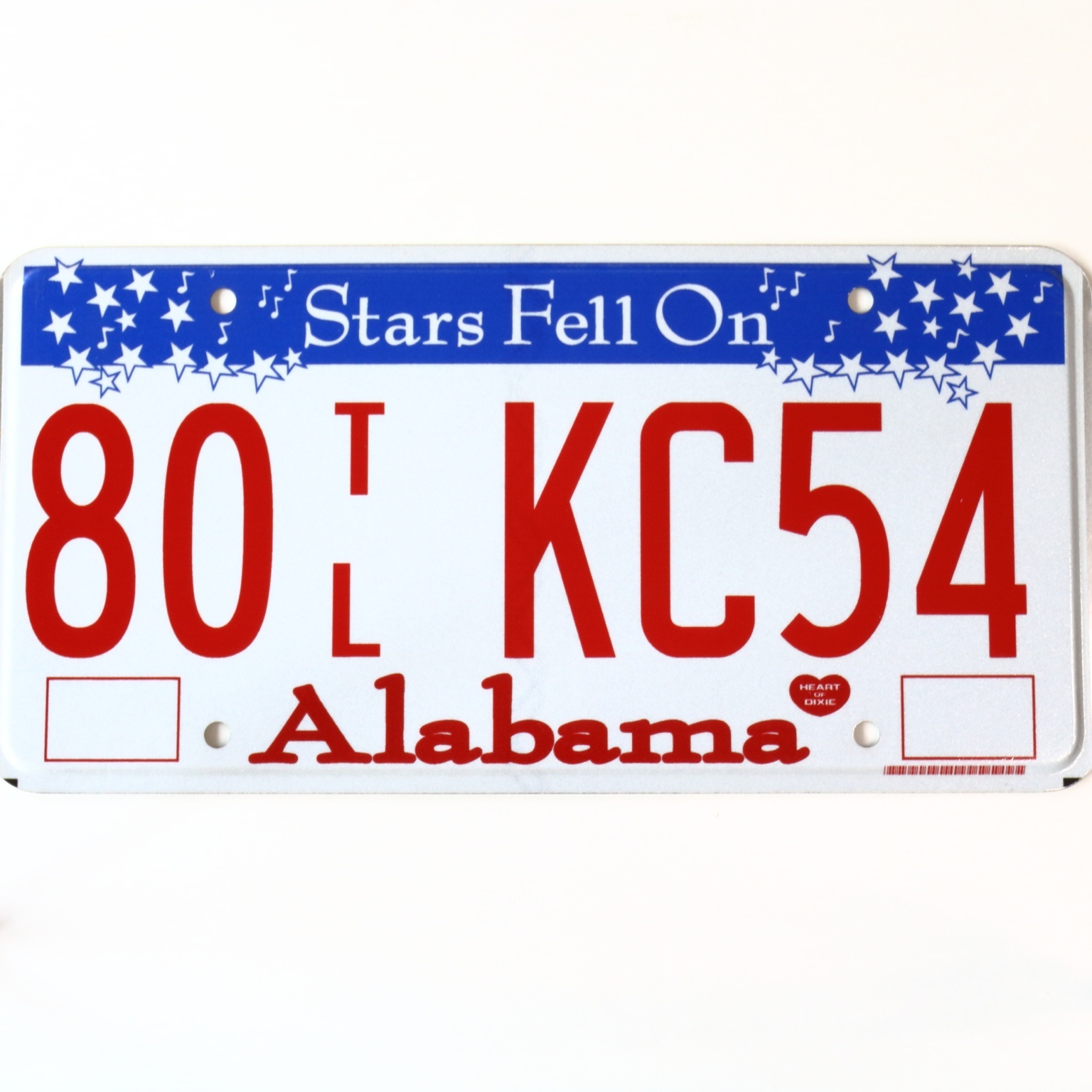 Untagged United States Alabama Supplemental Trailer License Plate 80 TL ... - $11.87