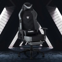 Big And Tall Gaming Chair With Footrest 350Lbs-Racing Style Computer Gam... - £199.36 GBP