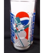 Pepsi Cola Snowman Christmas Winter drinking glass tumbler 14 oz - $7.55