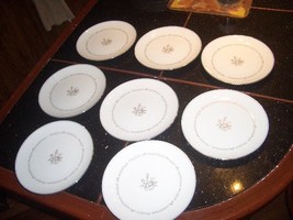Vintage 8 Noritake Mayfair 8 1/4&quot; Cake Plates All Good Condition - £11.60 GBP