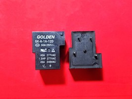 GK-A-1A-12D, 12VDC Relay, Golden Brand New!! - $6.50