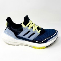 Adidas Ultraboost 21 COLD.RDY Navy White Yellow Womens Running Shoes S23754 - £90.08 GBP