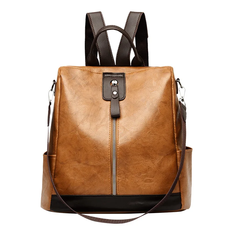 Fashion Anti-theft Women Backpa Famous  High Quality PU Leather Travel Backpack  - £86.51 GBP