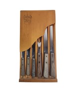 Forgecraft Stainless Steel 6 Piece vintage Knife Set USA 5 Knives 1 Fork  - €28,59 EUR