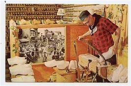 Dutch Novelty Shop All Wooden Shoes Postcard Holland Michigan - $7.92