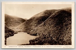 RPPC Cannon Mt Aerial Tramway Franconia NH New Hampshire Postcard H24 - £6.23 GBP