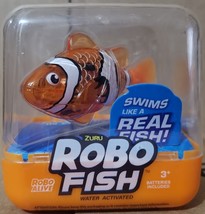 Zuru Robo Alive Electronic Color Changing Interactive Swimming Fish in Orange - £7.76 GBP