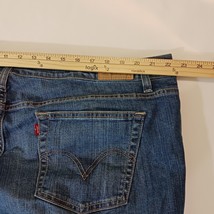 Levi's Women's Bootcut 590 Blue Cotton Denim Jeans Measured (45×27.5) image 15