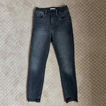 Good American Black Good Legs Crop High Waist Skinny Jeans 0/25 - £26.62 GBP