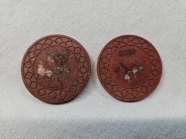 Vintage BPOE Benevolent and Protective Order of Elks 2032 5 Cent Red Chi... - $5.93