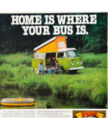 1978 Volkswagen Campmobile Bus Advertisement Vintage Automobilia Van DWW12D - $549.13 MXN